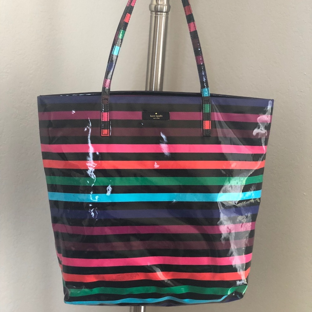 Kate Spade Daycation Bon Shopper Party Stripe Bag+